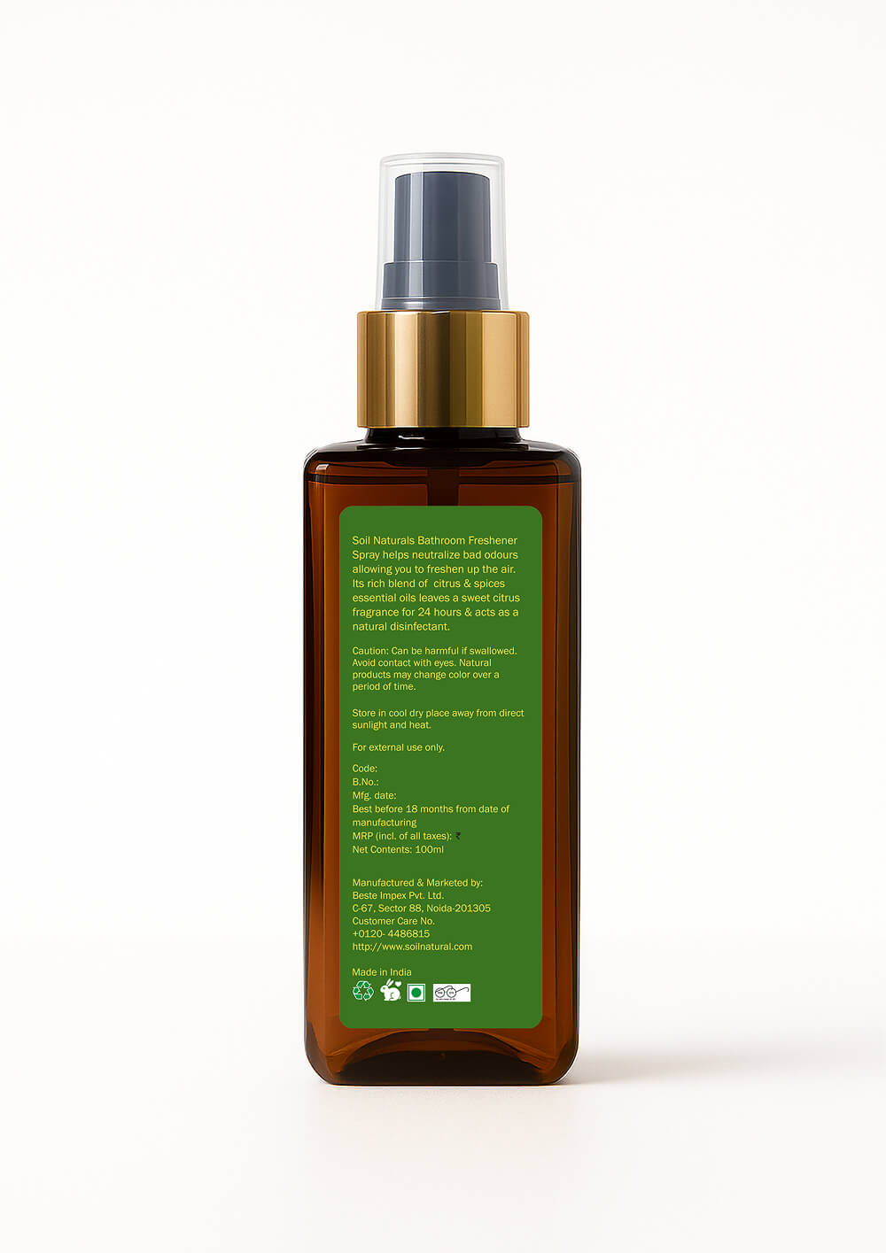 Lemon Bathroom Freshener
