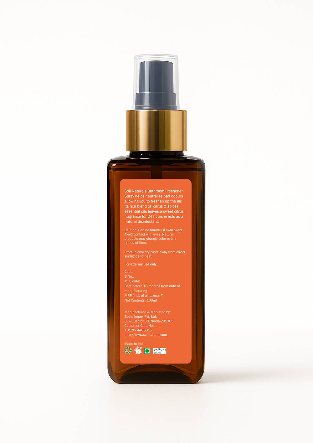 Orange Bathroom Freshener